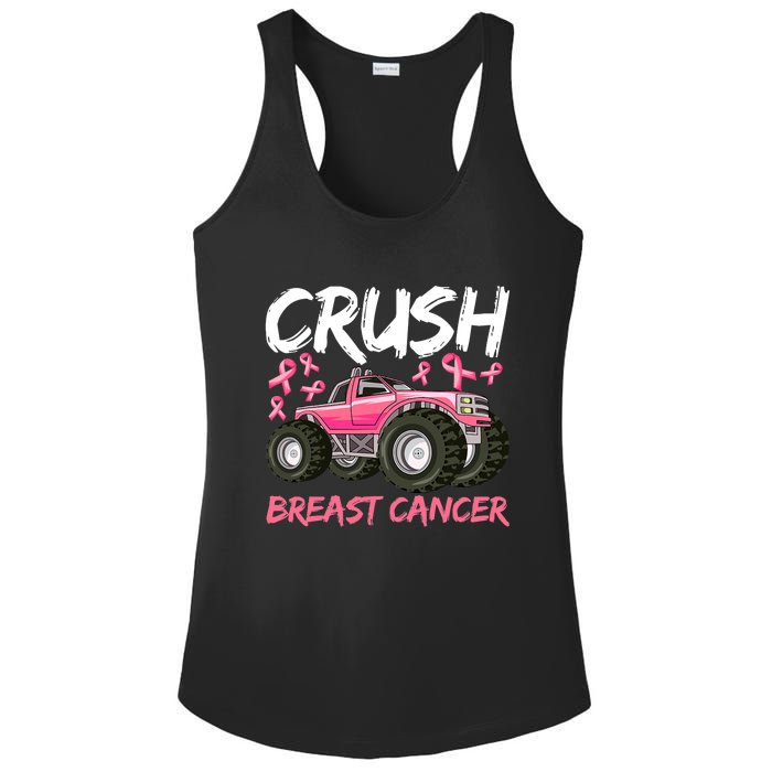 Truck Breast Cancer Awareness For Boys Ladies PosiCharge Competitor Racerback Tank