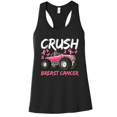 Truck Breast Cancer Awareness For Boys Women's Racerback Tank