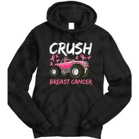 Truck Breast Cancer Awareness For Boys Tie Dye Hoodie