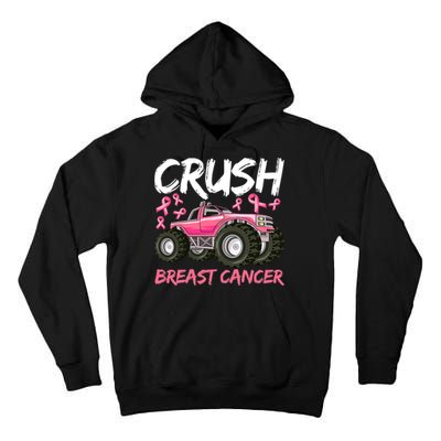 Truck Breast Cancer Awareness For Boys Tall Hoodie