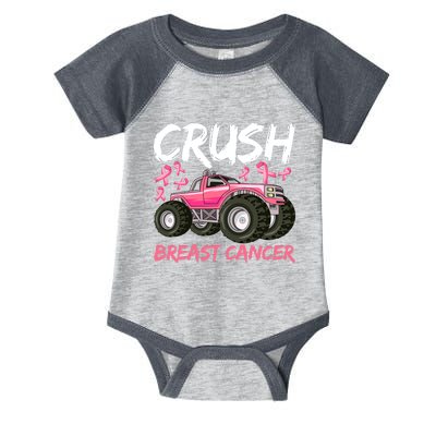 Truck Breast Cancer Awareness For Boys Infant Baby Jersey Bodysuit