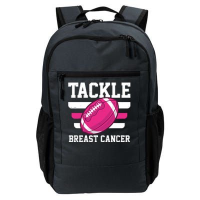 Tackle Breast Cancer Football Fan Daily Commute Backpack