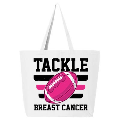 Tackle Breast Cancer Football Fan 25L Jumbo Tote