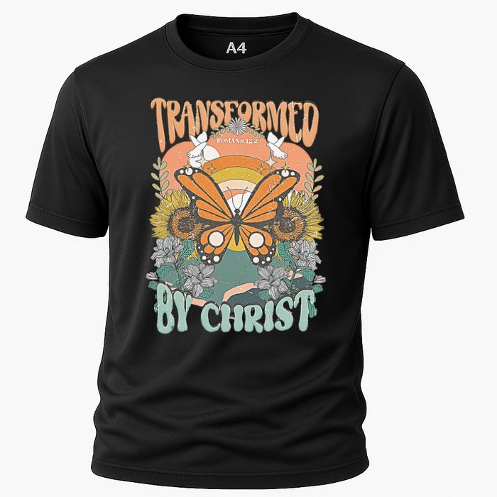 Transformed by Christ Boho christian Trendy Christian  Performance Shirt