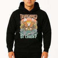 Transformed by Christ Boho christian Trendy Christian  Hoodie