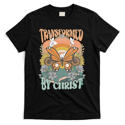 Transformed by Christ Boho christian Trendy Christian  T-Shirt