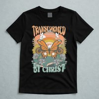 Transformed by Christ Boho christian Trendy Christian  T-Shirt