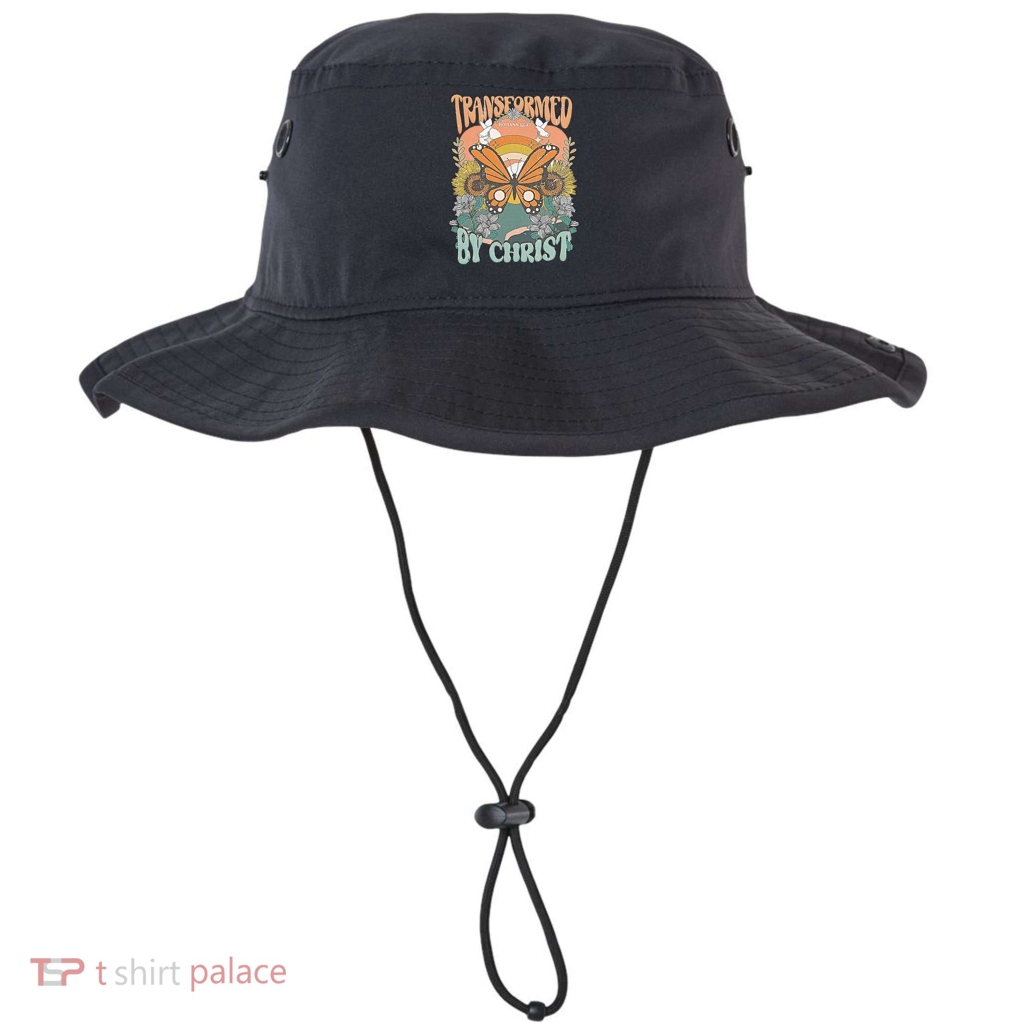 Transformed by Christ Boho christian Trendy Christian  Bucket Hat