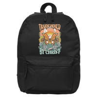 Transformed by Christ Boho christian Trendy Christian  16 in Basic Backpack