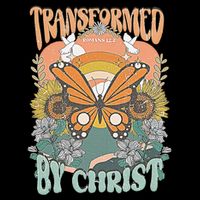 Transformed by Christ Boho christian Trendy Christian  16 in Basic Backpack