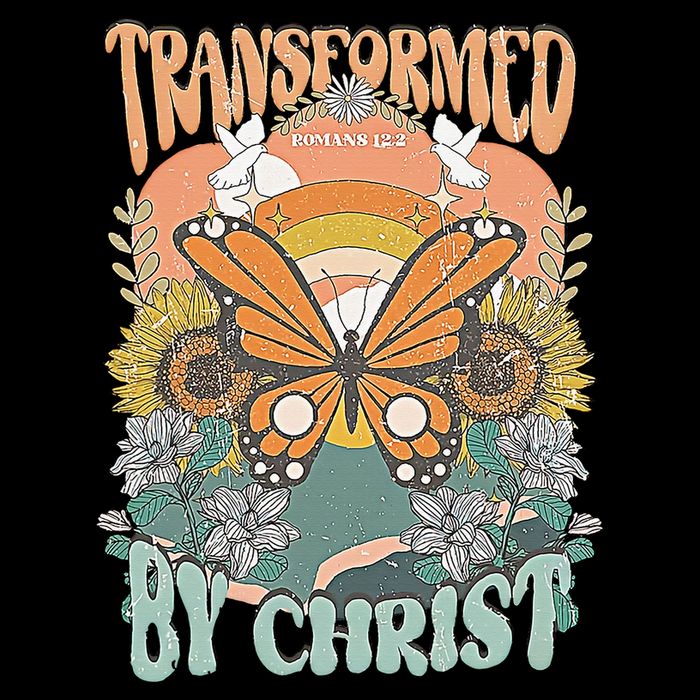 Transformed by Christ Boho christian Trendy Christian  16 in Basic Backpack