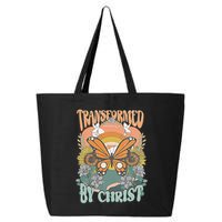 Transformed by Christ Boho christian Trendy Christian  25L Jumbo Tote