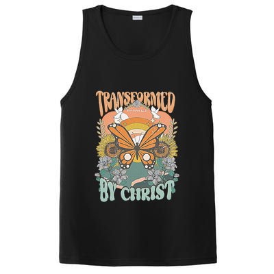Transformed by Christ Boho christian Trendy Christian  PosiCharge Competitor Tank