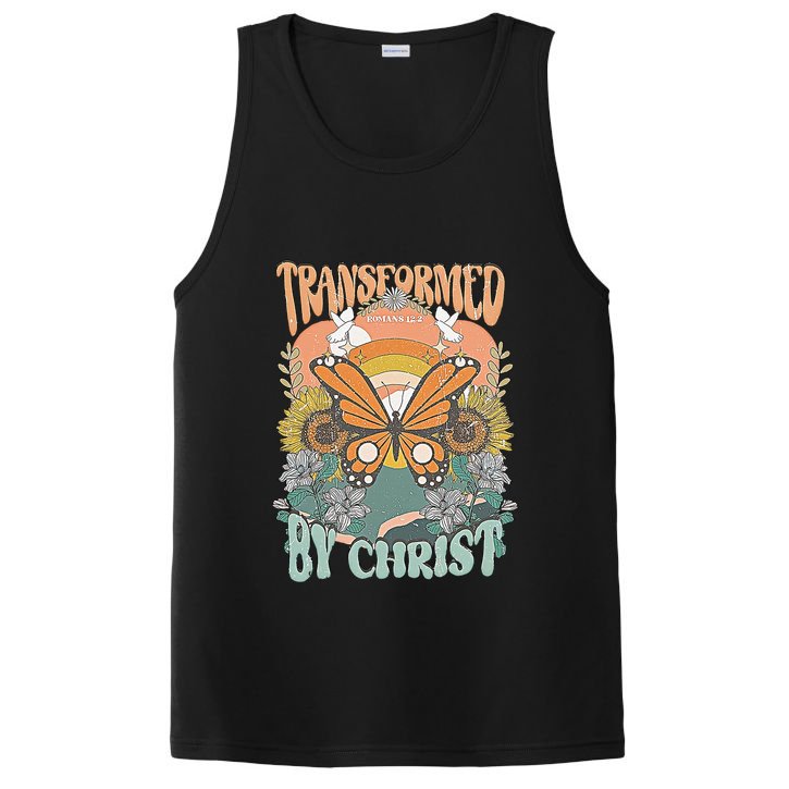 Transformed by Christ Boho christian Trendy Christian  PosiCharge Competitor Tank