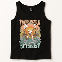 Transformed by Christ Boho christian Trendy Christian  Tank Top