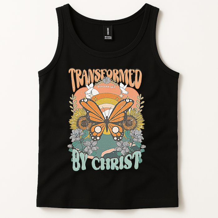 Transformed by Christ Boho christian Trendy Christian  Tank Top