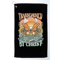 Transformed by Christ Boho christian Trendy Christian  Golf Towel