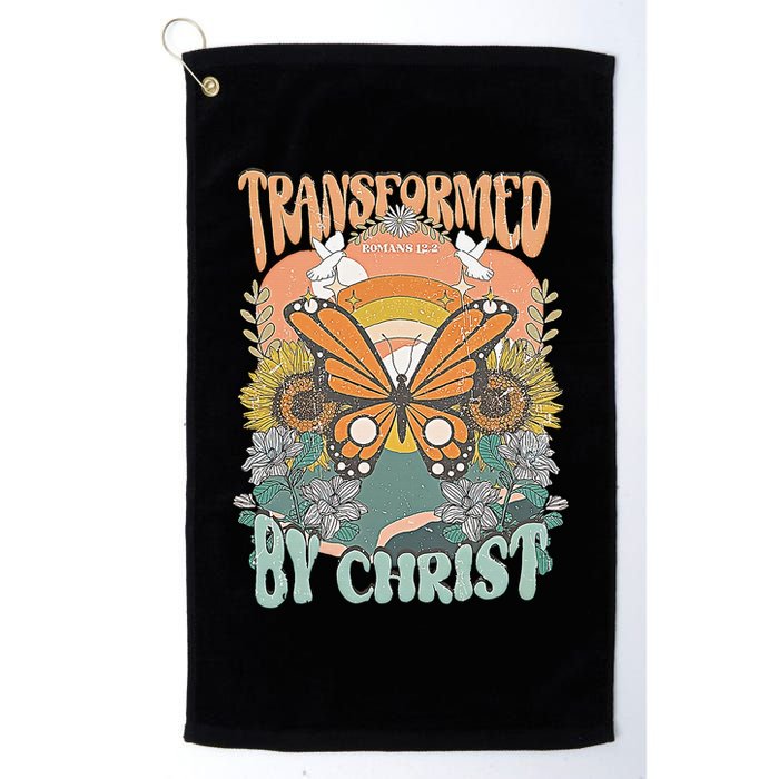 Transformed by Christ Boho christian Trendy Christian  Golf Towel