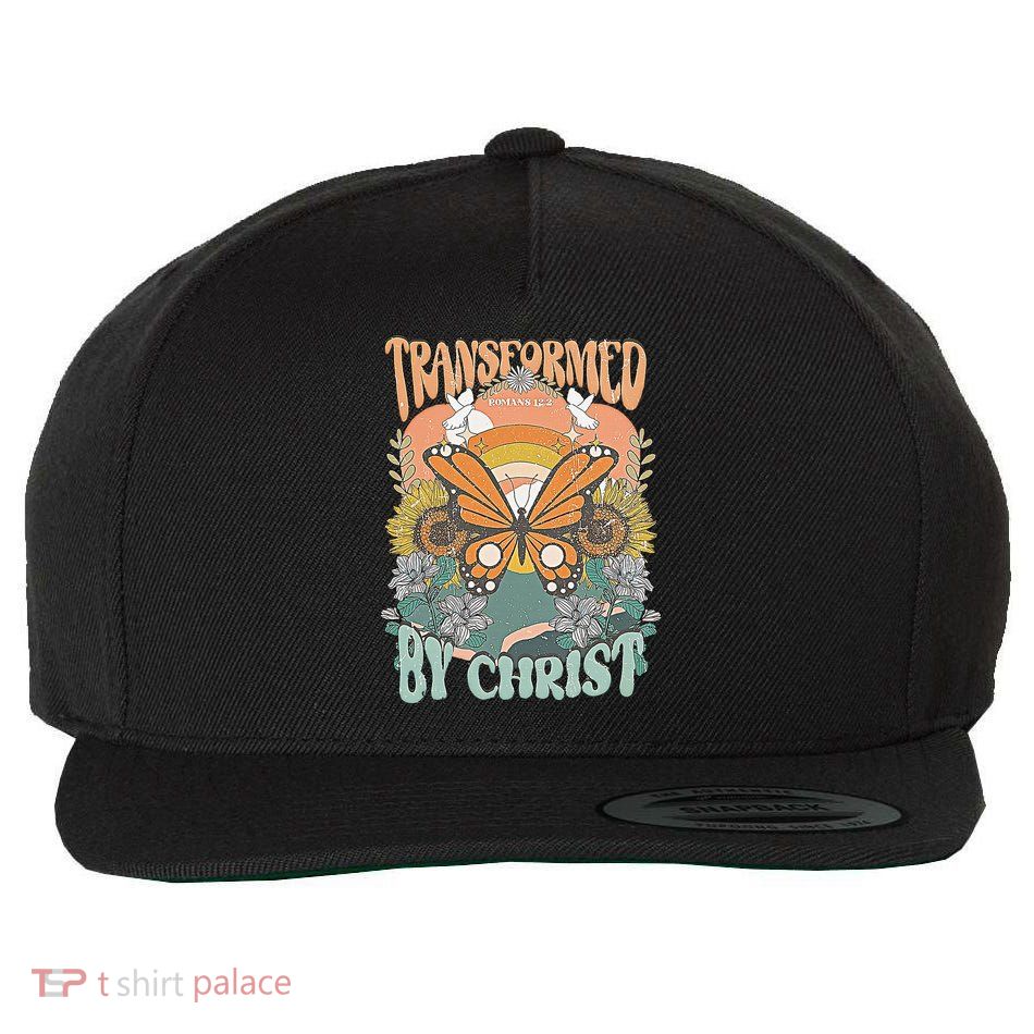 Transformed by Christ Boho christian Trendy Christian  Wool Snapback Cap