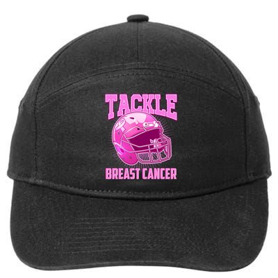 Tackle Breast Cancer Awareness Football Helmet 7-Panel Snapback Hat