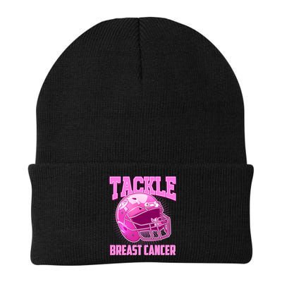 Tackle Breast Cancer Awareness Football Helmet Beanie