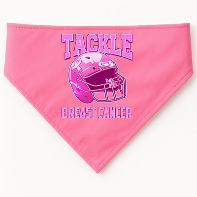 Tackle Breast Cancer Awareness Football Helmet USA-Made Doggie Bandana