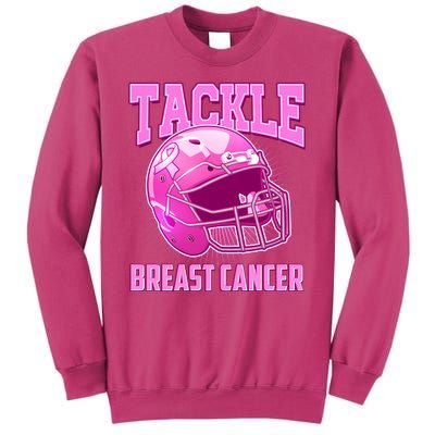 Tackle Breast Cancer Awareness Football Helmet Sweatshirt