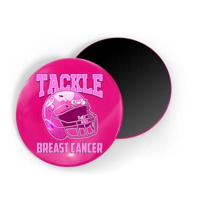 Tackle Breast Cancer Awareness Football Helmet Magnet