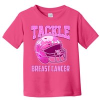 Tackle Breast Cancer Awareness Football Helmet Toddler T-Shirt