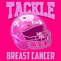 Tackle Breast Cancer Awareness Football Helmet Toddler T-Shirt