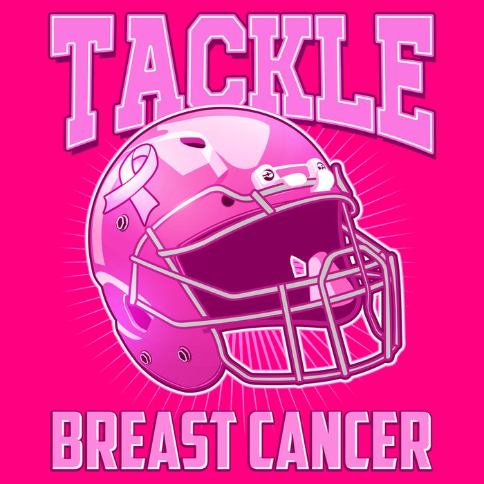 Tackle Breast Cancer Awareness Football Helmet Toddler T-Shirt