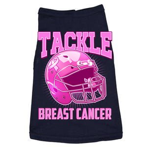 Tackle Breast Cancer Awareness Football Helmet Doggie Tank