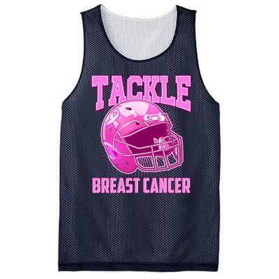 Tackle Breast Cancer Awareness Football Helmet Mesh Reversible Basketball Jersey Tank