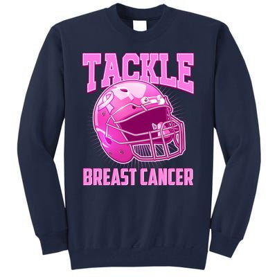 Tackle Breast Cancer Awareness Football Helmet Tall Sweatshirt