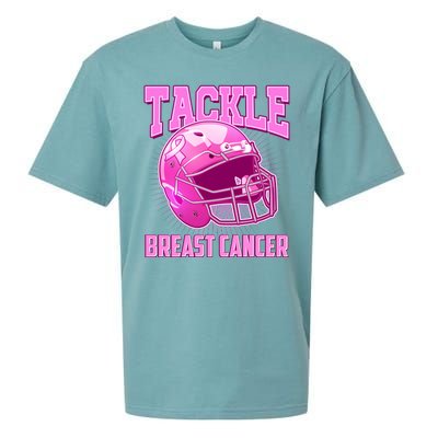 Tackle Breast Cancer Awareness Football Helmet Sueded Cloud Jersey T-Shirt