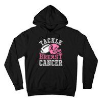 Tackle Breast Cancer Awareness Football Lover Hoodie