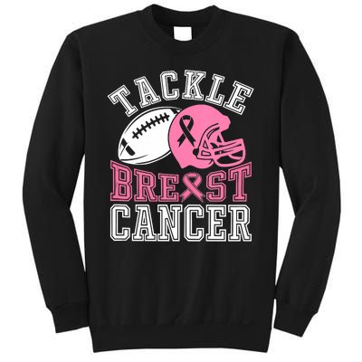 Tackle Breast Cancer Awareness Football Lover Sweatshirt