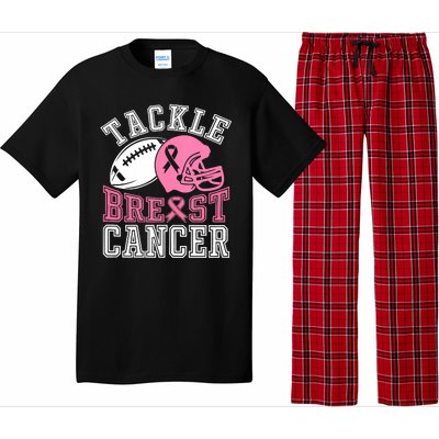 Tackle Breast Cancer Awareness Football Lover Pajama Set