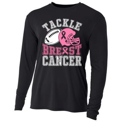 Tackle Breast Cancer Awareness Football Lover Cooling Performance Long Sleeve Crew