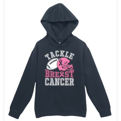 Tackle Breast Cancer Awareness Football Lover Urban Pullover Hoodie