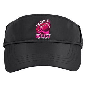 Tackle Breast Cancer Awareness Pink Ribbon Football Adult Drive Performance Visor