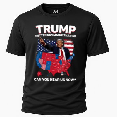 Trump Better Coverage Than 5g Can You Hear Us Now Funny Performance Shirt