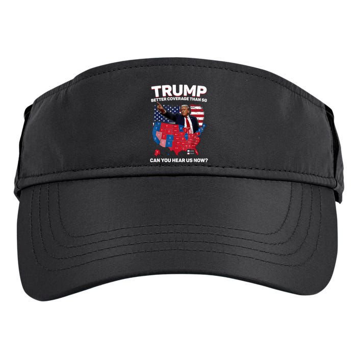 Trump Better Coverage Than 5g Can You Hear Us Now Funny Adult Drive Performance Visor