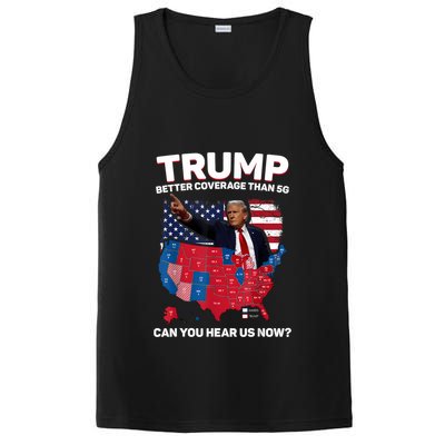 Trump Better Coverage Than 5g Can You Hear Us Now Funny PosiCharge Competitor Tank