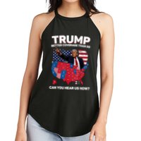 Trump Better Coverage Than 5g Can You Hear Us Now Funny Women's Perfect Tri Rocker Tank