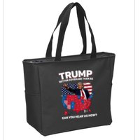 Trump Better Coverage Than 5g Can You Hear Us Now Funny Zip Tote Bag