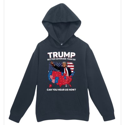 Trump Better Coverage Than 5g Can You Hear Us Now Funny Urban Pullover Hoodie