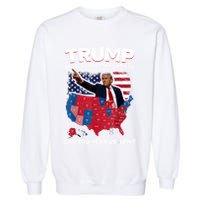 Trump Better Coverage Than 5g Can You Hear Us Now Funny Garment-Dyed Sweatshirt