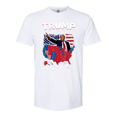 Trump Better Coverage Than 5g Can You Hear Us Now Funny Softstyle CVC T-Shirt