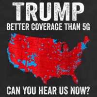 Trump Better Coverage Than 5g Can You Hear Us Now Politics Microfiber Hand Towel